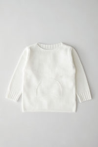 “friendly knit” animal sweater polar bear